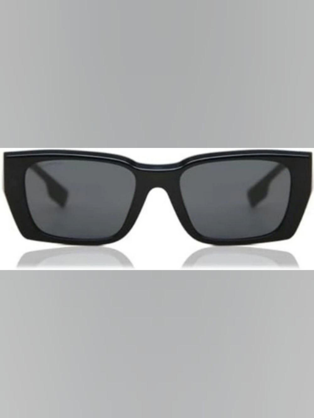 New Designer Inspired Rectangle Sunglasses Black Sunglasses - Picture 3 of 7